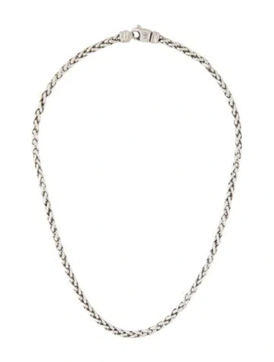 Pre-owned David Yurman Wheat Chain Necklace, 16" In Multi