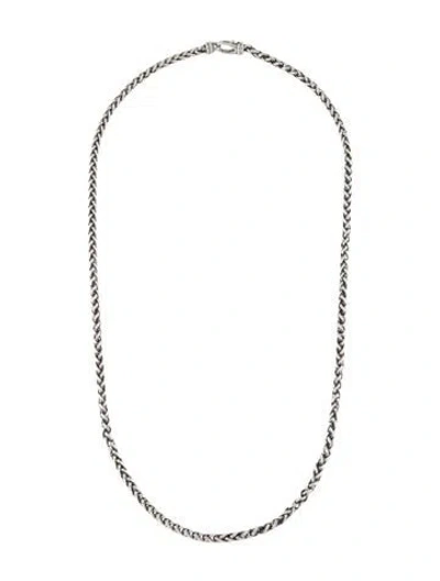 Pre-owned David Yurman Wheat Chain Necklace, 26" In Multi
