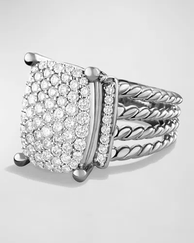 David Yurman Women's Wheaton Gemstone & Diamond Ring In Pave Diamonds