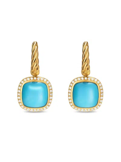 David Yurman Women's Albion Drop Earrings In 18k Yellow Gold In Metallic