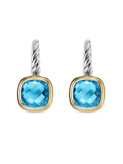 David Yurman Women's Albion Drop Earrings In Sterling Silver In Gray