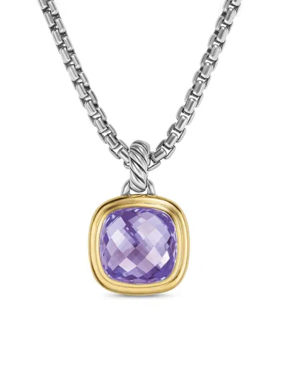David Yurman Women's Albion Pendant In Sterling Silver In Orange