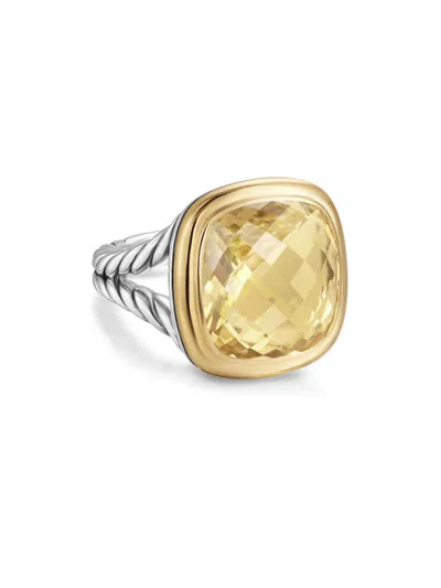 David Yurman Women's Albion Ring In Sterling Silver In Yellow