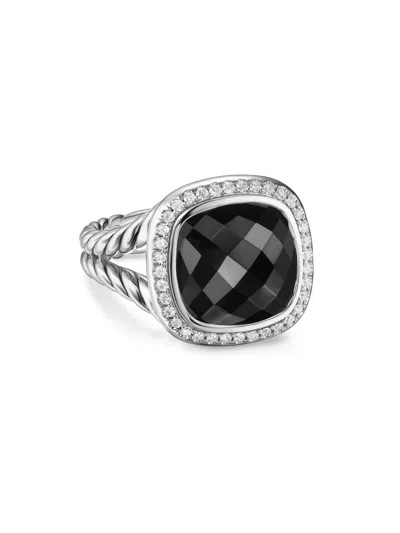 David Yurman Women's Albion Ring In Sterling Silver In Black