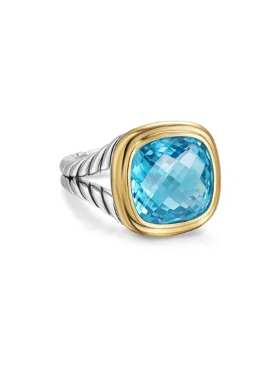 David Yurman Women's Albion Ring In Sterling Silver In Blue