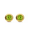 David Yurman Women's Bezel Set Stud Earrings In 18k Yellow Gold