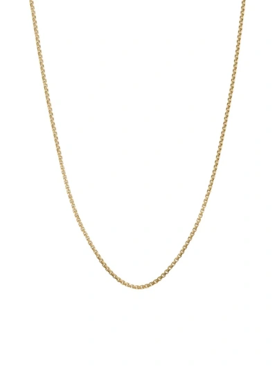 David Yurman Women's Box Chain Necklace In 18k Yellow Gold, 1.25mm