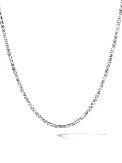 David Yurman Women's Box Chain Necklace In Sterling Silver In Metallic