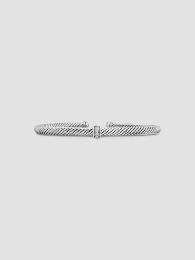 David Yurman Women's Cable Classics Center Station Bracelet With Pavé Diamonds