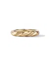 DAVID YURMAN WOMEN'S CABLE EDGE BAND RING IN 18K YELLOW GOLD, 4MM