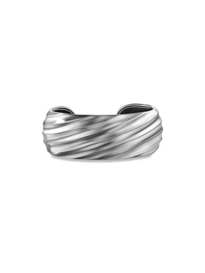David Yurman Women's Cable Edge Cuff Bracelet In Sterling Silver, 24mm