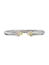 David Yurman Women's Cable Flex Bracelet In Sterling Silver In Orange