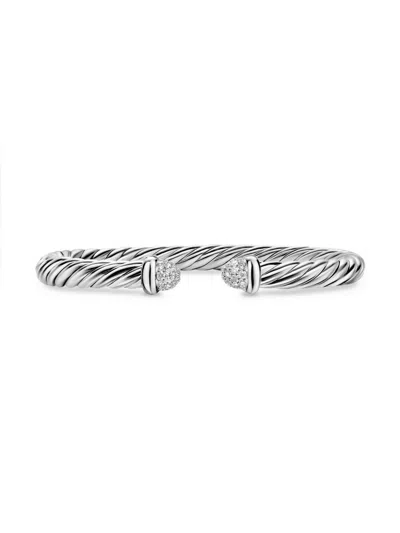 David Yurman Women's Cable Flex Bracelet In Sterling Silver In Metallic