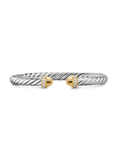 David Yurman Women's Cable Flex Bracelet In Sterling Silver In Pattern