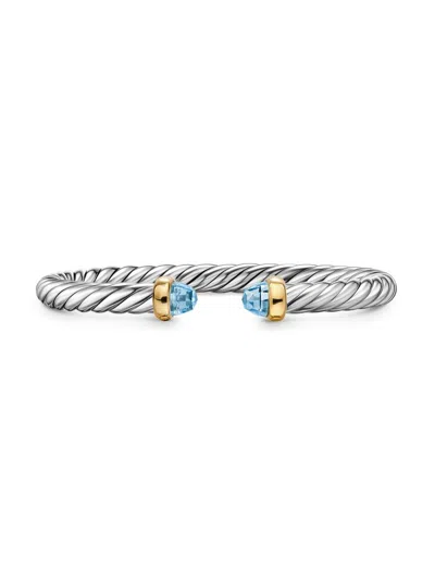 David Yurman Women's Cable Flex Bracelet In Sterling Silver In Gold