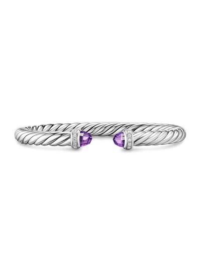 David Yurman Women's Cable Flex Bracelet In Sterling Silver In Metallic