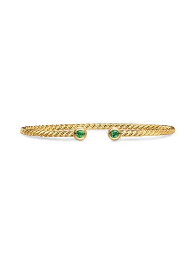 David Yurman Women's Cablespira Flex 18k Yellow Gold Bracelet