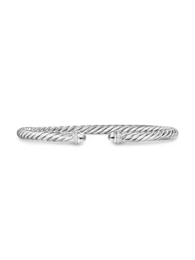 David Yurman Women's Cablespira Flex Bracelet In Sterling Silver In Metallic
