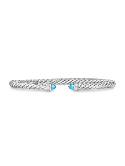 David Yurman Women's Cablespira Flex Bracelet In Sterling Silver In Pattern