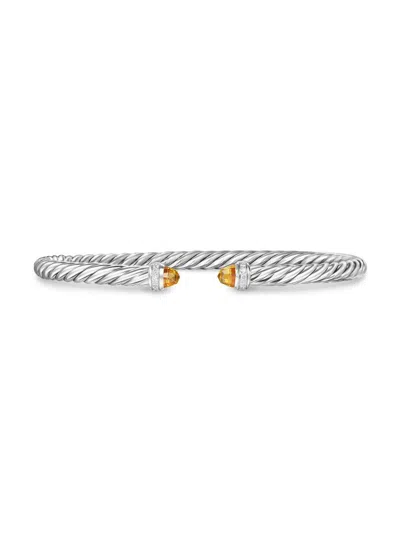David Yurman Women's Cablespira Flex Bracelet In Sterling Silver In Metallic