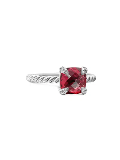 David Yurman Women's Chatelaine Ring With Pavé Diamonds In Rhodolite Garnet