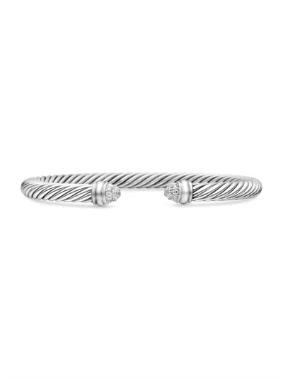 David Yurman Women's Classic Cable Bracelet In Sterling Silver In Orange