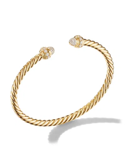 David Yurman Women's Classic Cablespira Bracelet In 18k Yellow Gold