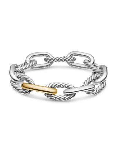 David Yurman Women's Dy Madison Chain Bracelet In Sterling Silver In Yellow
