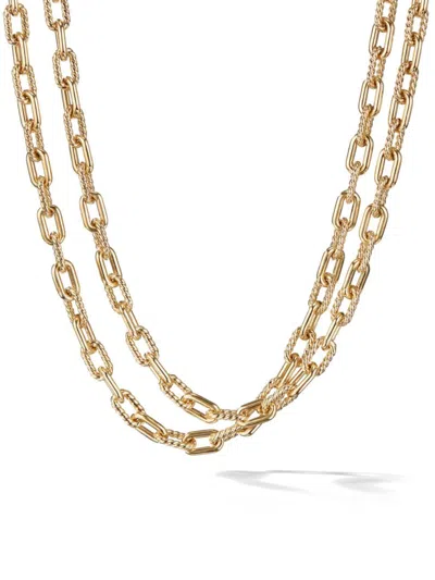 David Yurman Women's Dy Madison Chain Necklace In 18k Yellow Gold, 6mm