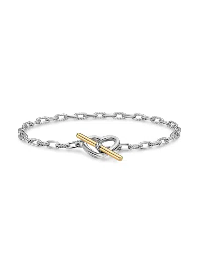 David Yurman Women's Dy Madison Heart Toggle Chain Bracelet In Sterling Silver
