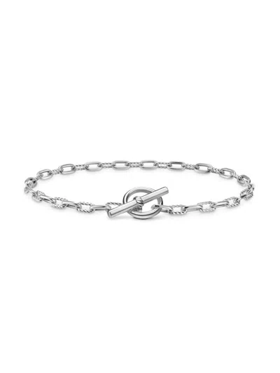 David Yurman Women's Dy Madison Toggle Chain Bracelet In Sterling Silver, 3mm In Metallic