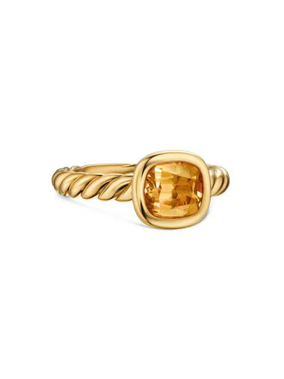 David Yurman Women's Dy Mercer Stone Ring In 18k Yellow Gold