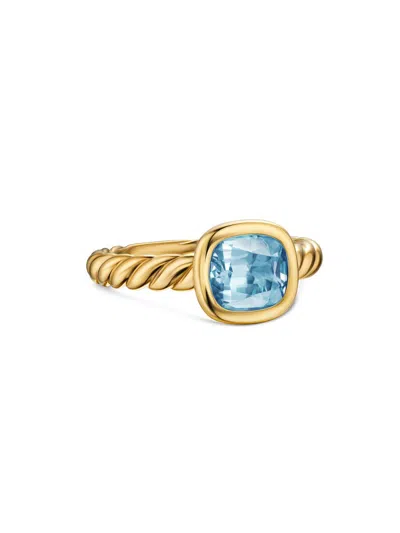 David Yurman Women's Dy Mercer Stone Ring In 18k Yellow Gold