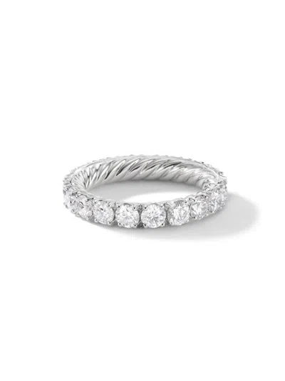 David Yurman Women's Eden Band Ring In Platinum In Silver