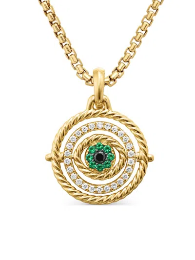 David Yurman Women's Evil Eye Mobile Amulet With Diamonds In Gold