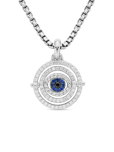 David Yurman Women's Evil Eye Mobile Amulet With Diamonds In Green