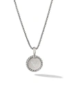 David Yurman Women's Initial Charm With Pavé Diamonds In Initial V