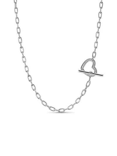 David Yurman Women's Madison Heart Toggle Chain Necklace In Sterling Silver