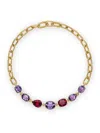 David Yurman Women's Marbella Chain Necklace In 18k Yellow Gold In Multi