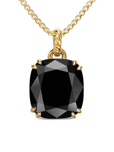 David Yurman Women's Marbella Pendant In 18k Yellow Gold In Blue