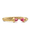 David Yurman Cablespira Ruby Ring In Gold