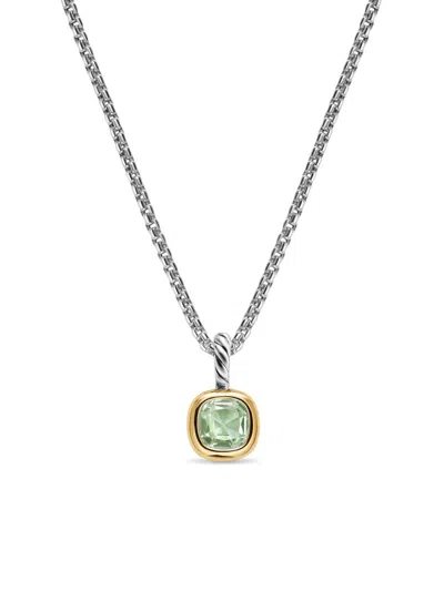 David Yurman Women's Mini Cushion Cut Amulet In Sterling Silver In Multi