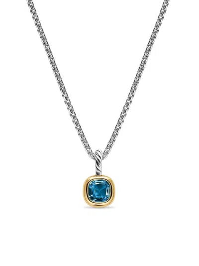 David Yurman Women's Mini Cushion Cut Amulet In Sterling Silver In Metallic