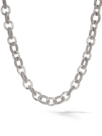 David Yurman Women's Oval Link Chain Necklace In Sterling Silver