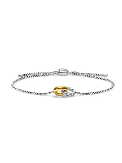 David Yurman Women's Petite Cable Linked Bracelet In Sterling Silver In Metallic