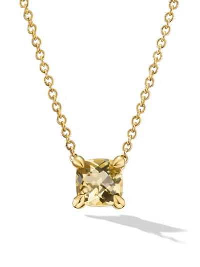 David Yurman Women's Petite Chatelaine Necklace In 18k Yellow Gold