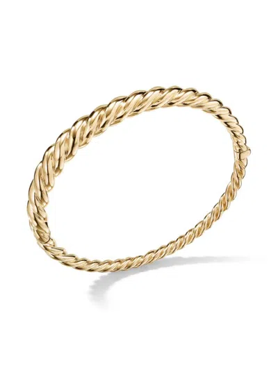 David Yurman Women's Pure Form Cable Bracelet In 18k Yellow Gold, 6mm