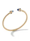 David Yurman Women's Renaissance Cablespira Bracelet In 18k Yellow Gold