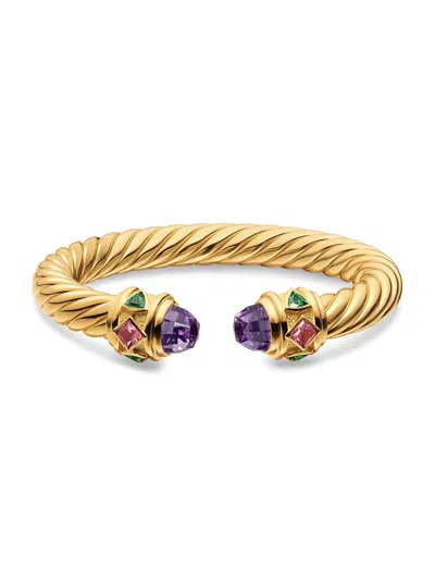 David Yurman Women's Renaissance Cablespira Bracelet In 18k Yellow Gold