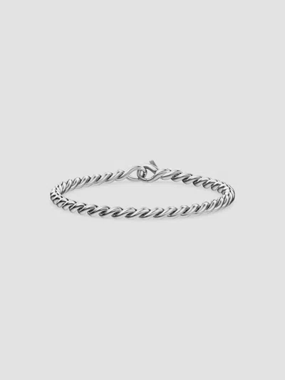 David Yurman Women's Sculpted Cable Chain Bracelet In Sterling Silver, 3.7mm